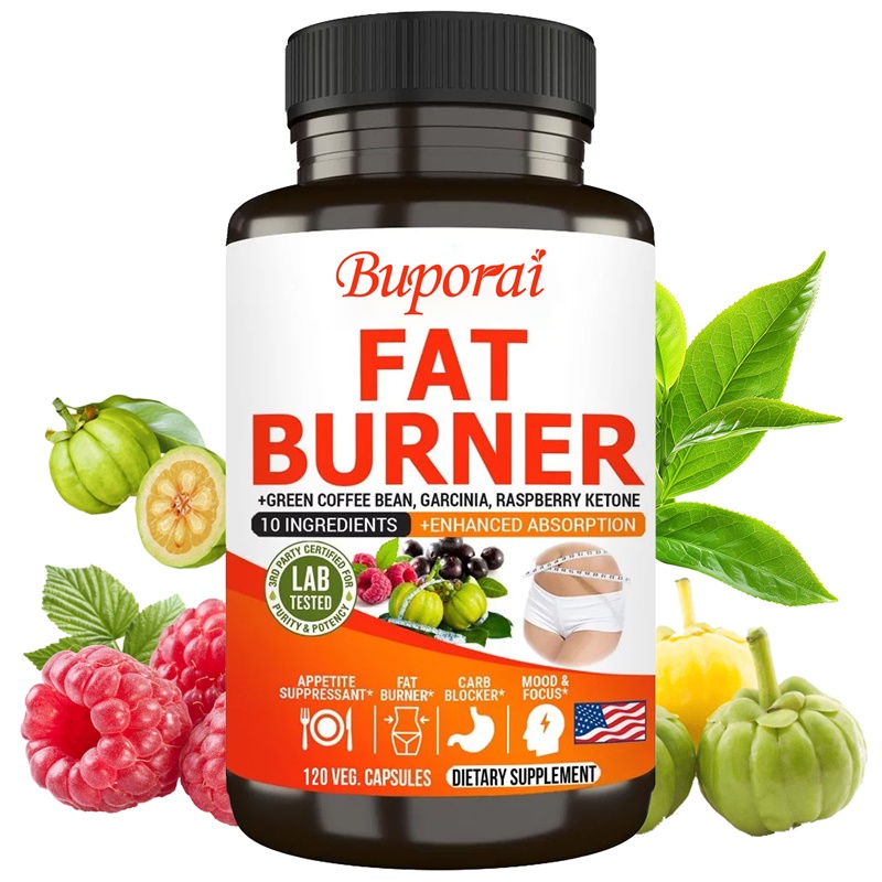Green Tea Extract Fat - Fat Burner Capsules - Promotes Metabolism,