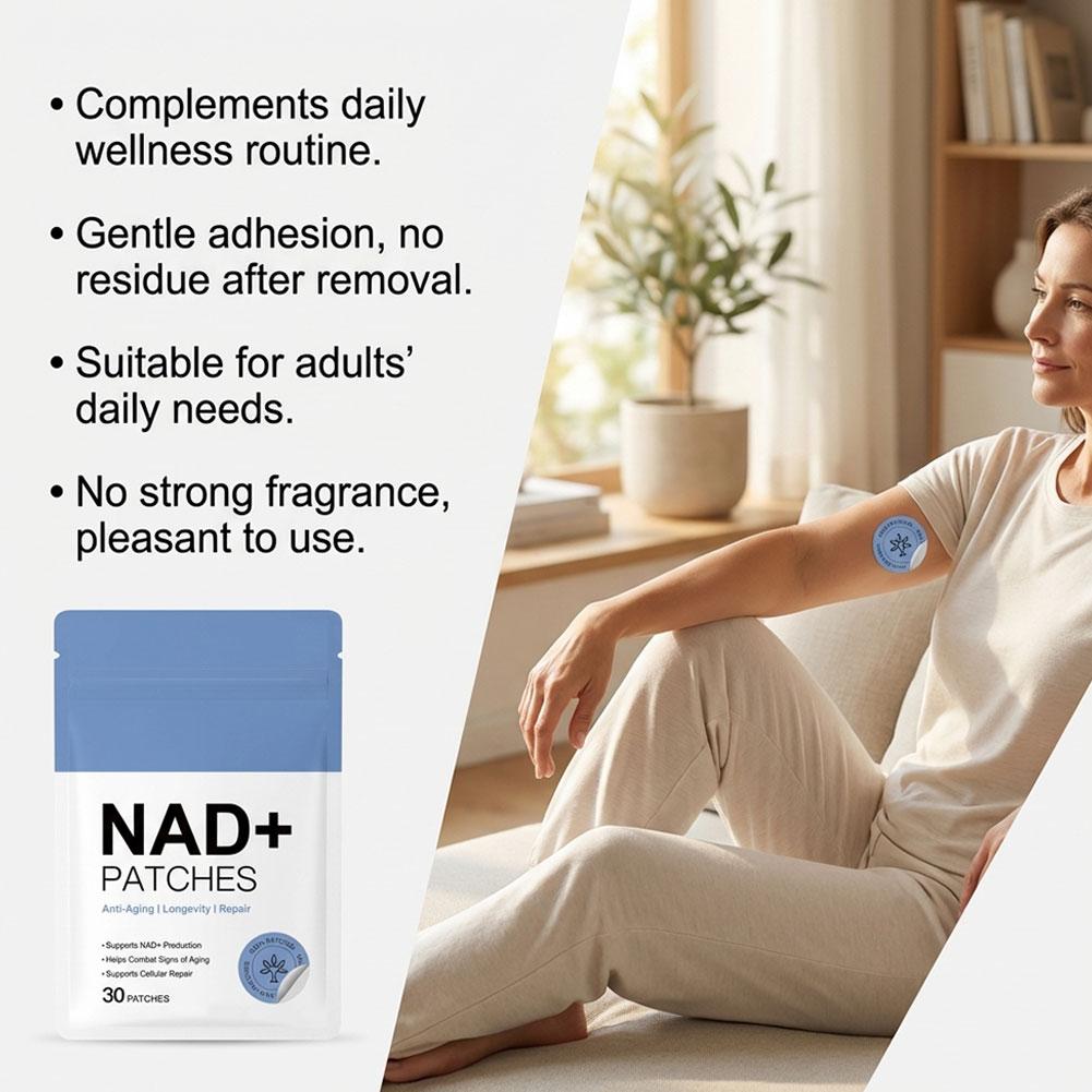 NAD+ Transdermal Patches with  - Green Tea Extract Fat recension och pris