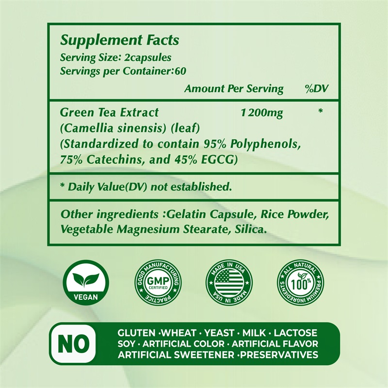 EGCG Green Tea Extract - Boost - Green Tea Extract Fat recension och pris