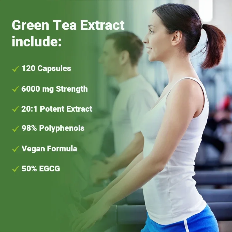Green Tea Capsules - Belly Fat - Green Tea Extract Fat recension och pris