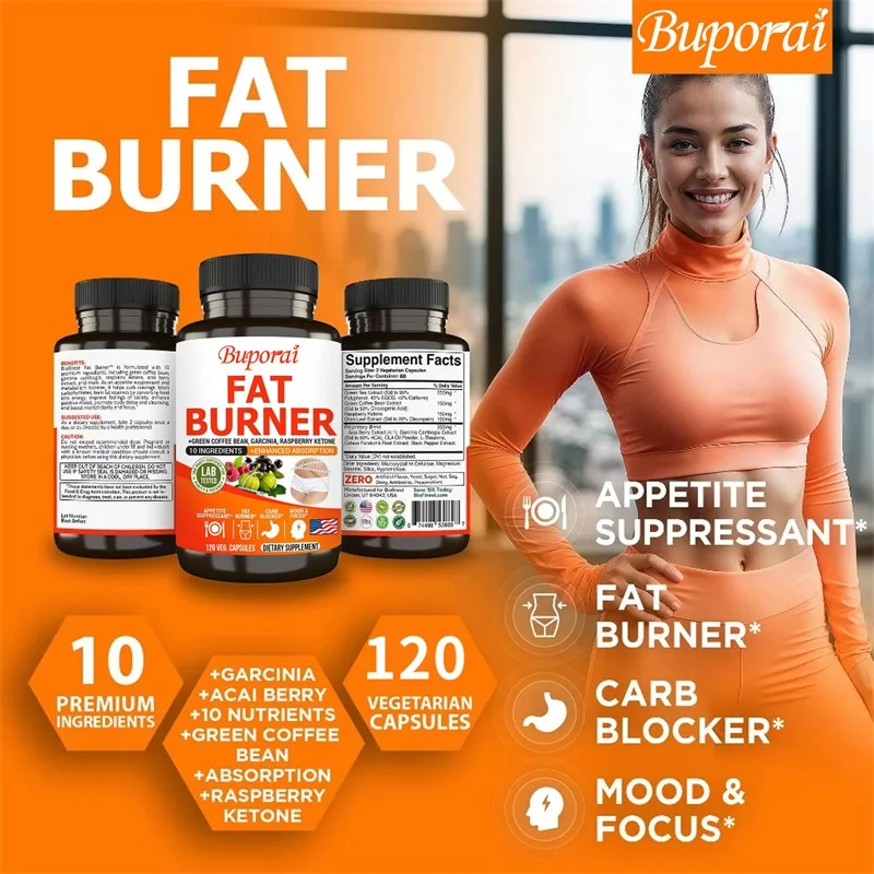 Fat Burner Capsules - Promotes - Green Tea Extract Fat recension och pris